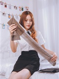 SSA silk society no.020 Qiqi female secretary boudoir grey silk stockings(4)